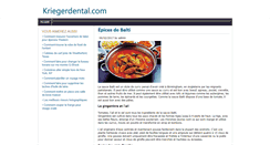 Desktop Screenshot of kriegerdental.com