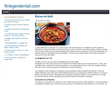 Tablet Screenshot of kriegerdental.com